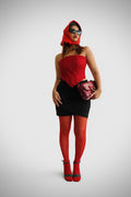 Lace Corset Red