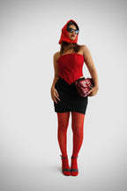 Lace Corset Red