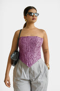 Lace Corset Lavender