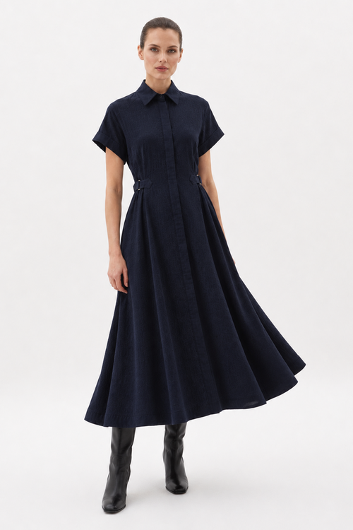 Mayfair Dress Navy