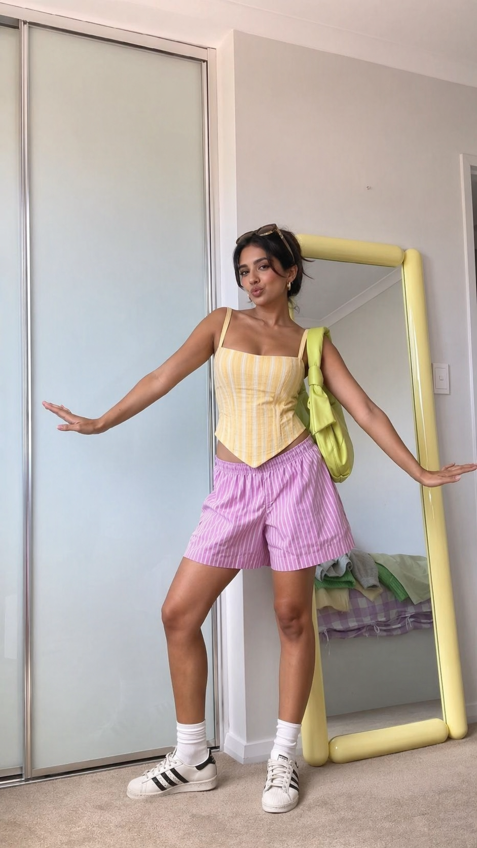 khadi handloom lemon sorbet corset khadi handloom lemon sorbet corset